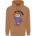 I Love My Haters Funny Halloween Mens 80% Cotton Hoodie Caramel Latte