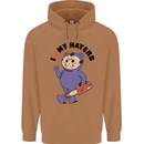 I Love My Haters Funny Halloween Mens 80% Cotton Hoodie Caramel Latte