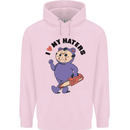 I Love My Haters Funny Halloween Mens 80% Cotton Hoodie Light Pink