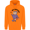 I Love My Haters Funny Halloween Mens 80% Cotton Hoodie Orange