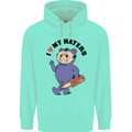 I Love My Haters Funny Halloween Mens 80% Cotton Hoodie Peppermint