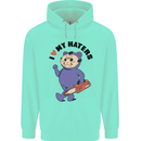 I Love My Haters Funny Halloween Mens 80% Cotton Hoodie Peppermint