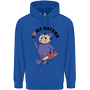 I Love My Haters Funny Halloween Mens 80% Cotton Hoodie Royal Blue