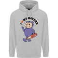 I Love My Haters Funny Halloween Mens 80% Cotton Hoodie Sports Grey