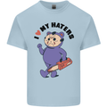 I Love My Haters Funny Halloween Mens Cotton T-Shirt Tee Top Light Blue