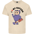 I Love My Haters Funny Halloween Mens Cotton T-Shirt Tee Top Natural