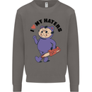 I Love My Haters Funny Halloween Mens Sweatshirt Jumper Charcoal