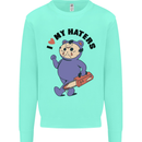 I Love My Haters Funny Halloween Mens Sweatshirt Jumper Peppermint