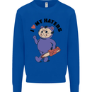 I Love My Haters Funny Halloween Mens Sweatshirt Jumper Royal Blue