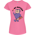 I Love My Haters Funny Halloween Womens Petite Cut T-Shirt Azalea