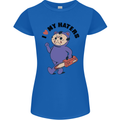 I Love My Haters Funny Halloween Womens Petite Cut T-Shirt Royal Blue