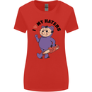 I Love My Haters Funny Halloween Womens Wider Cut T-Shirt Red