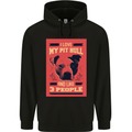 I Love My Pitbull & 3 People Funny Childrens Kids Hoodie Black