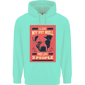 I Love My Pitbull & 3 People Funny Childrens Kids Hoodie Peppermint
