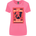 I Love My Pitbull & 3 People Funny Womens Wider Cut T-Shirt Azalea