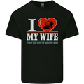 I Love My Wife Motorbike Biker Motorcycle Mens Cotton T-Shirt Tee Top Black