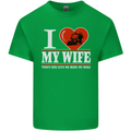 I Love My Wife Motorbike Biker Motorcycle Mens Cotton T-Shirt Tee Top Irish Green