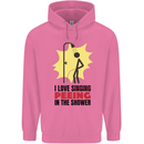 I Love Peeing in the Shower Funny Rude Childrens Kids Hoodie Azalea