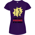 I Love Peeing in the Shower Funny Rude Womens Petite Cut T-Shirt Purple