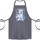 I Love Winter Anime Japanese Text Cotton Apron 100% Organic Steel
