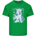 I Love Winter Anime Japanese Text Kids T-Shirt Childrens Irish Green