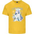 I Love Winter Anime Japanese Text Kids T-Shirt Childrens Yellow