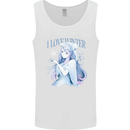 I Love Winter Anime Japanese Text Mens Vest Tank Top White