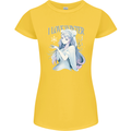I Love Winter Anime Japanese Text Womens Petite Cut T-Shirt Yellow