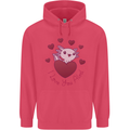 I Love You Alotl Valentines Day Axoloti Childrens Kids Hoodie Heliconia