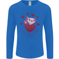 I Love You Alotl Valentines Day Axoloti Mens Long Sleeve T-Shirt Royal Blue