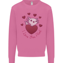 I Love You Alotl Valentines Day Axoloti Mens Sweatshirt Jumper Azalea