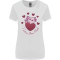 I Love You Alotl Valentines Day Axoloti Womens Wider Cut T-Shirt White