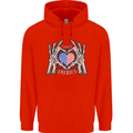 I Love You America 4th of July USA Flag Childrens Kids Hoodie Bright Red