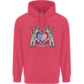 I Love You America 4th of July USA Flag Childrens Kids Hoodie Heliconia