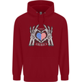 I Love You America 4th of July USA Flag Childrens Kids Hoodie Red