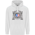 I Love You America 4th of July USA Flag Childrens Kids Hoodie White