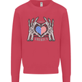 I Love You America 4th of July USA Flag Kids Sweatshirt Jumper Heliconia