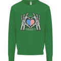 I Love You America 4th of July USA Flag Kids Sweatshirt Jumper Irish Green