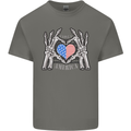 I Love You America 4th of July USA Flag Kids T-Shirt Childrens Charcoal
