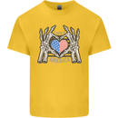 I Love You America 4th of July USA Flag Kids T-Shirt Childrens Yellow