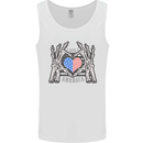 I Love You America 4th of July USA Flag Mens Vest Tank Top White