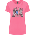 I Love You America 4th of July USA Flag Womens Wider Cut T-Shirt Azalea