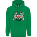 I Love You Great Britain Union Jack Flag UK Childrens Kids Hoodie Irish Green