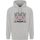 I Love You Great Britain Union Jack Flag UK Childrens Kids Hoodie Sports Grey