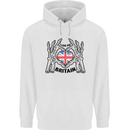 I Love You Great Britain Union Jack Flag UK Childrens Kids Hoodie White