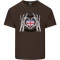 I Love You Great Britain Union Jack Flag UK Kids T-Shirt Childrens Chocolate