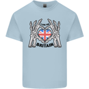 I Love You Great Britain Union Jack Flag UK Kids T-Shirt Childrens Light Blue