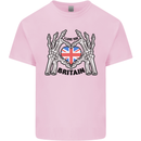 I Love You Great Britain Union Jack Flag UK Kids T-Shirt Childrens Light Pink