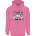 I Love You Great Britain Union Jack Flag UK Mens 80% Cotton Hoodie Azelea