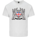 I Love You Great Britain Union Jack Flag UK Mens Cotton T-Shirt Tee Top White